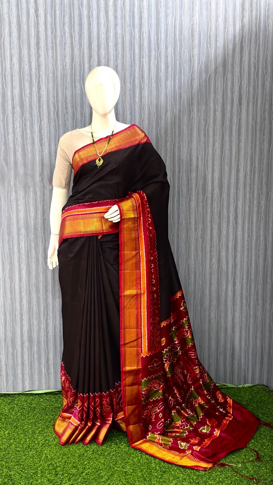 Premium Pure Pochampalli Soft Silk Bandhani Saree